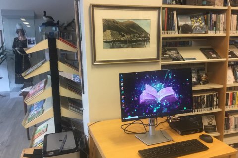 NÝTT - Tölva og prentari til afnota fyrir gesti